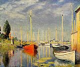 Claude Monet Yachts at Argenteuil painting